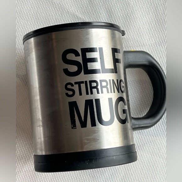 2/$25💙Brand New Automatic Self-Stirring Coffee Mug +a bonus hourglass timer - Picture 8 of 12